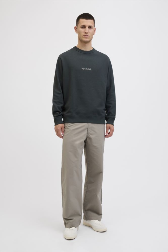 JORNORREBRO EMB SWEAT CREW NOOS 12282893 FOREST RIVER